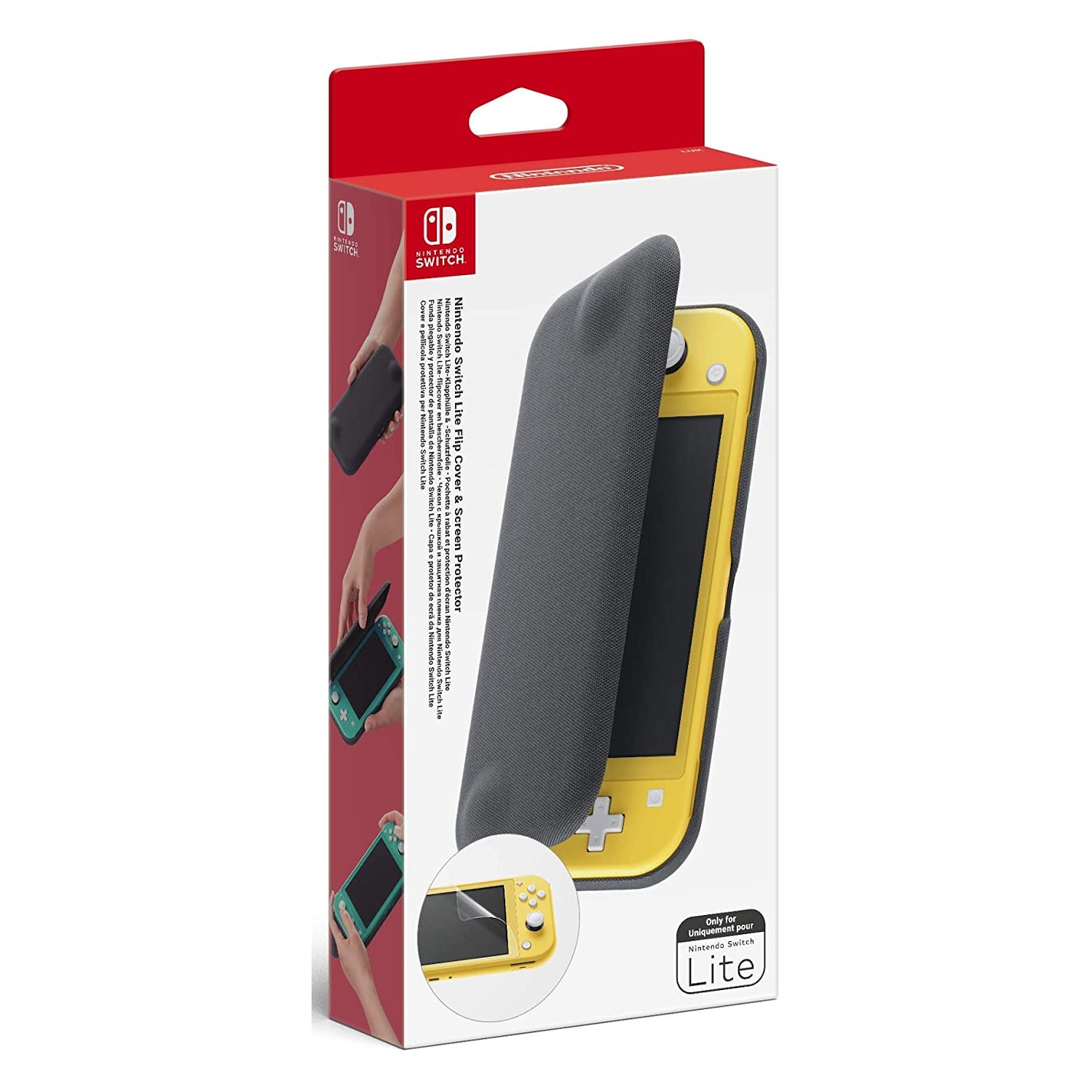Nintendo Switch Lite Flip Cover and Screen Protector product image