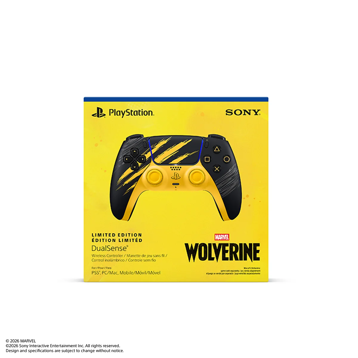 DualSense Wireless Controller Marvel’s Wolverine Limited Edition for PS5 / PC (Malaysia Set) gallery thumbnail