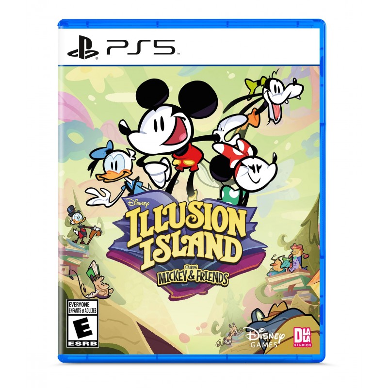 Disney Illusion Island Starring Mickey and Friends (R2 ENG/CHN) – PS5 PS5 physical game case