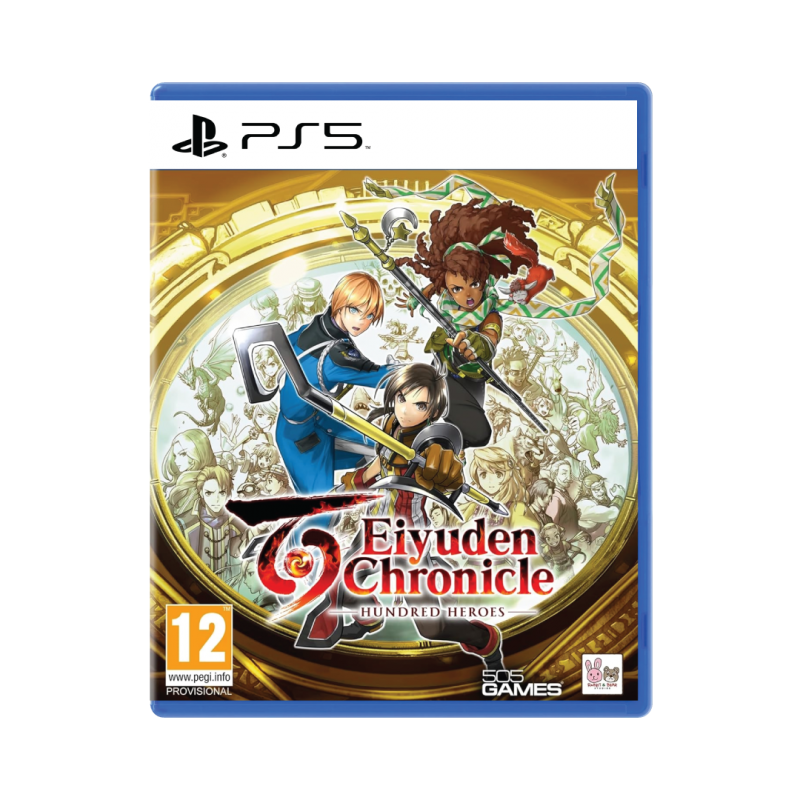 Eiyuden Chronicles: The Hundred Heroes (RALL/R2/ENG) – PS5 PS5 physical game case