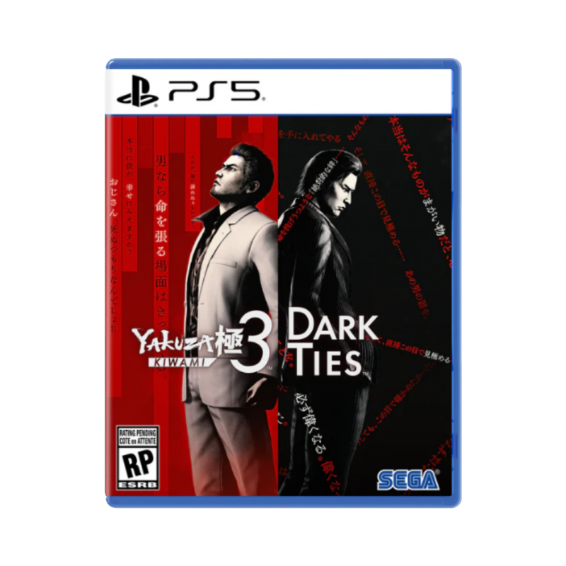 Yakuza Kiwami 3 & Dark Ties (R3 ENG/CHN) – PS5 PS5 physical game case
