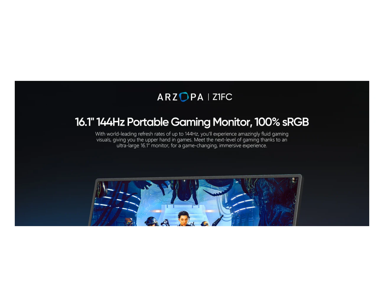 Arzopa Z1FC 16.1-inch 144Hz Portable Monitor product image