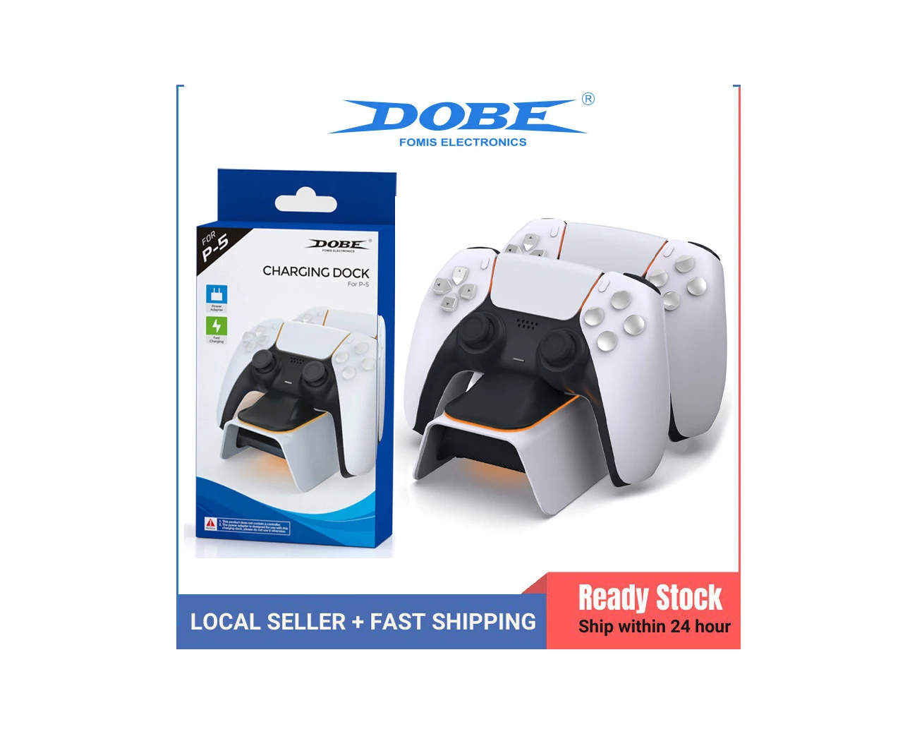 DOBE PS5 Dual Charging Dock gallery thumbnail