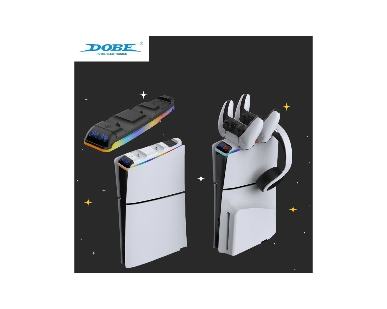 DOBE PS5 Dual Charging Dock gallery thumbnail