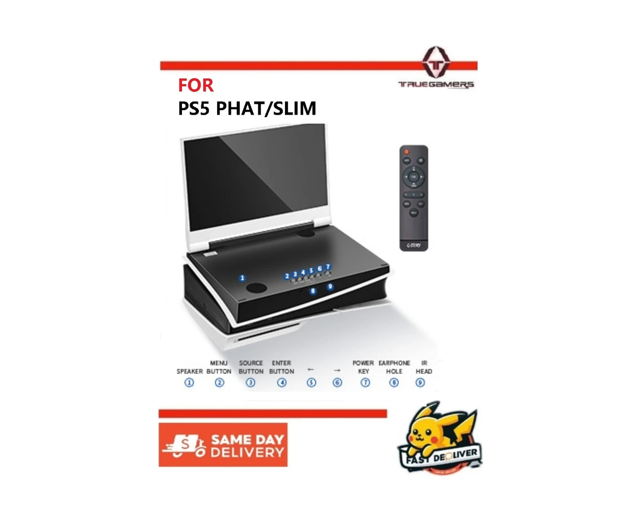 G-STORY 14-inch 4K Portable Monitor for PS5 gallery thumbnail