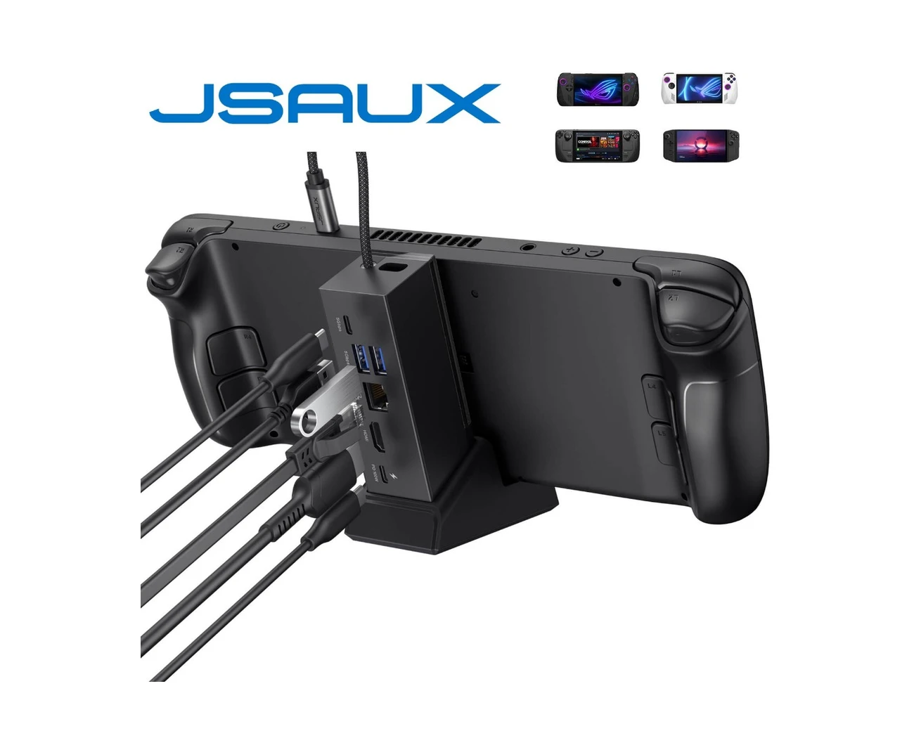 JSAUX Official 6-in-1 Dock for Steam Deck OLED product image