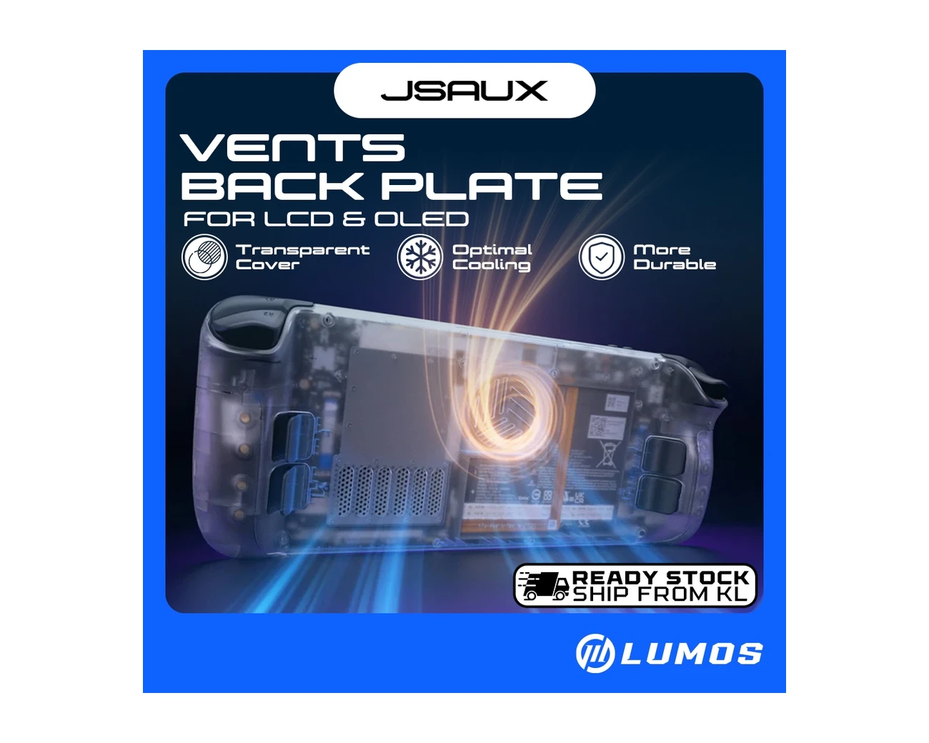 JSAUX Official ModCase for Steam Deck OLED gallery thumbnail