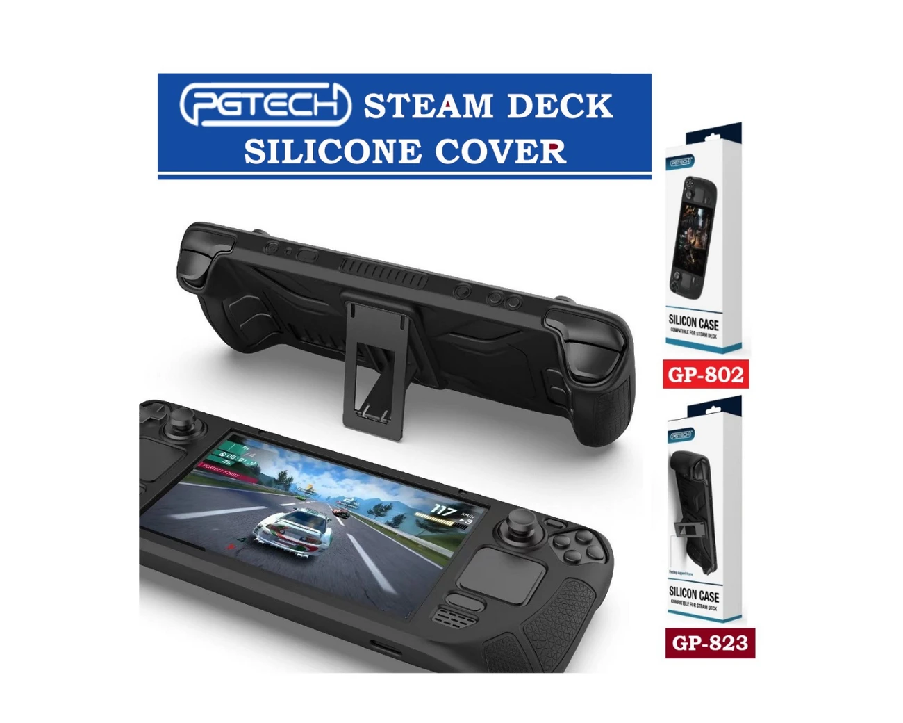 PGTECH Steam Deck Silicone Case product image