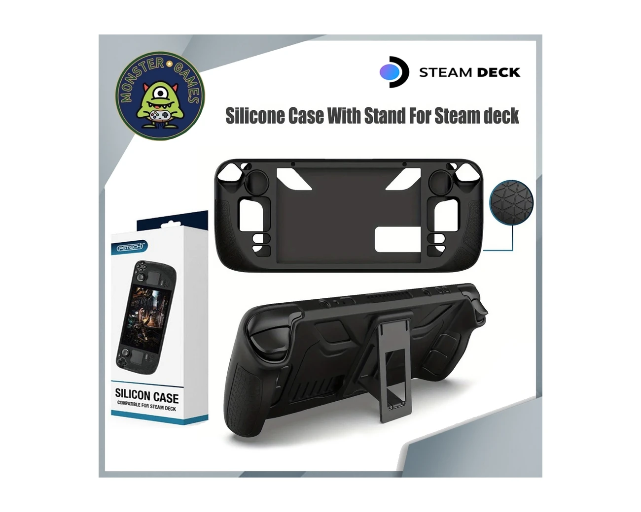 PGTECH Steam Deck Silicone Case gallery thumbnail
