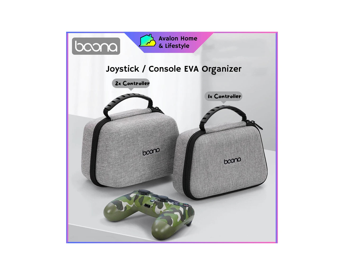 PS5 EVA Gamepad / Controller Travel Case gallery thumbnail