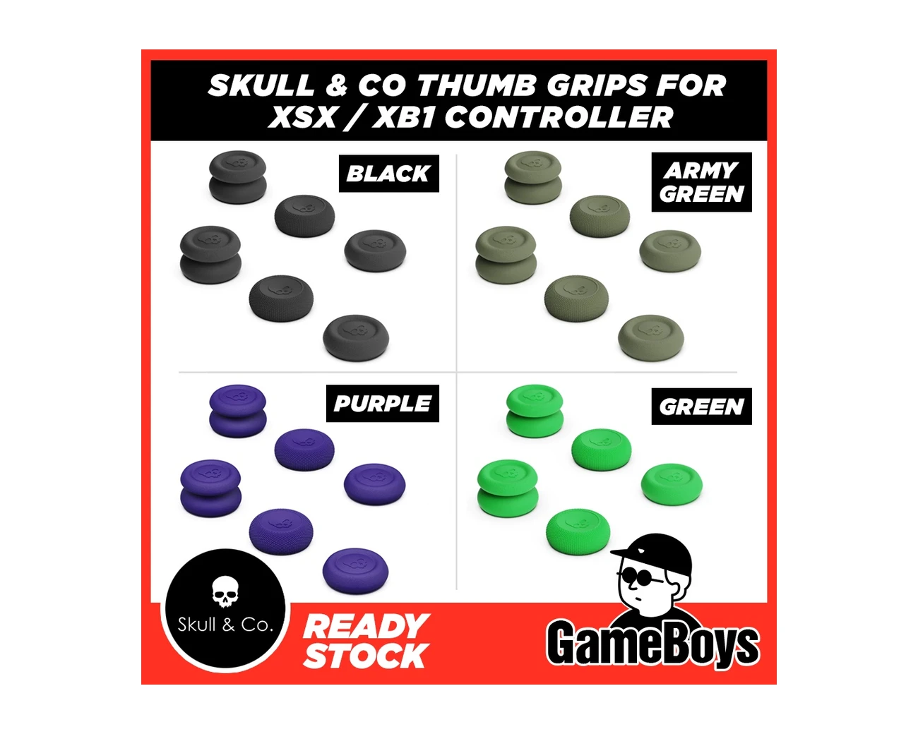 Skull & Co Thumb Grip Set gallery thumbnail