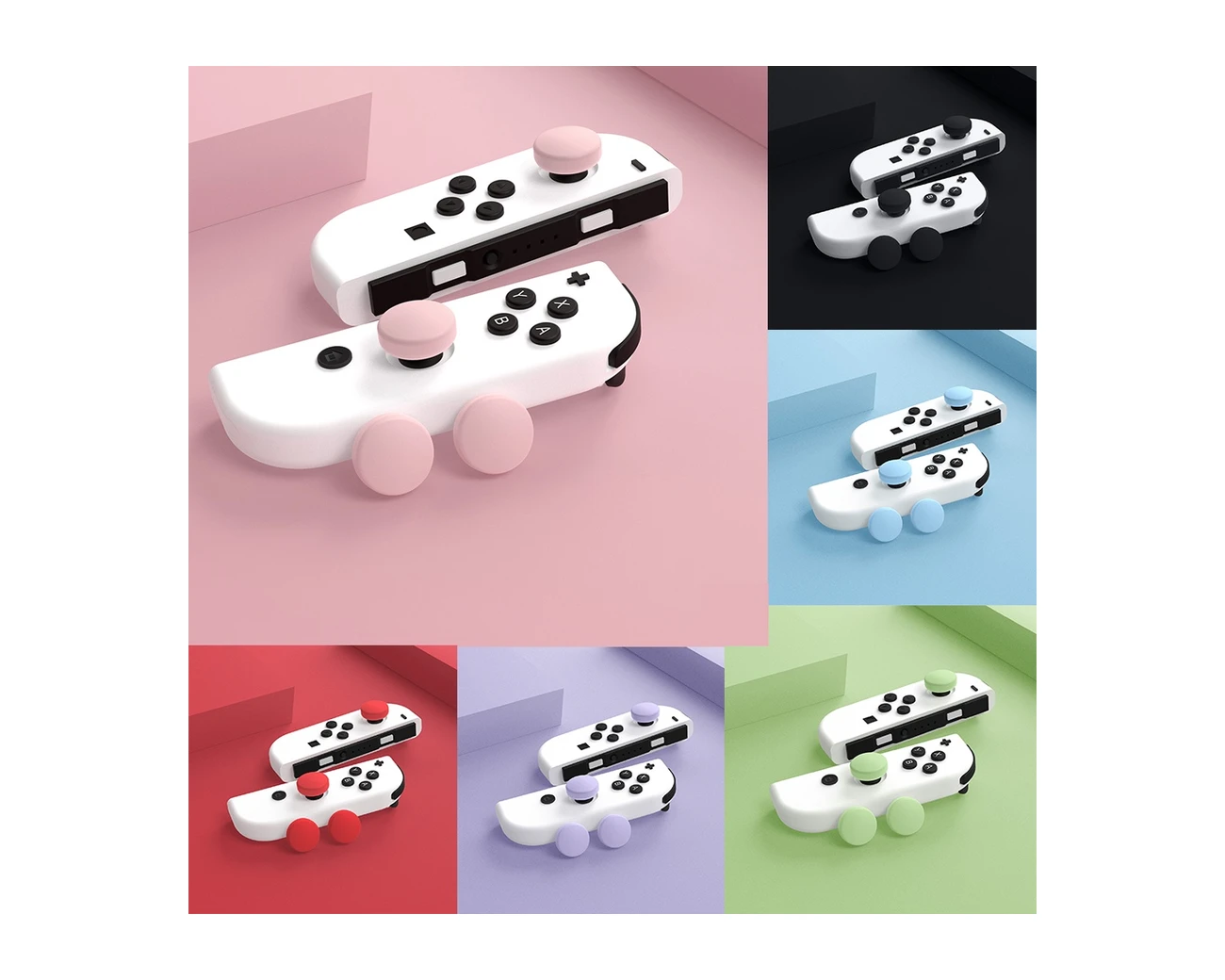 Switch 2 Thumb Grip Caps 4-Pack gallery thumbnail