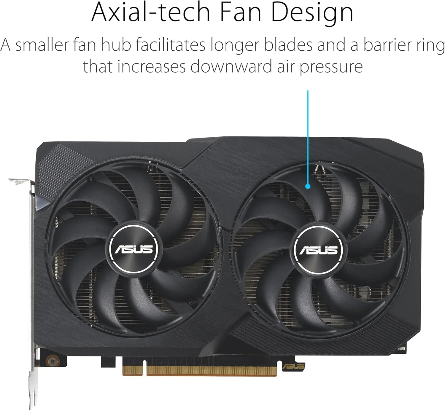 ASUS Dual Radeon RX 7600 OC Edition 8GB GDDR6 Graphics Card gallery thumbnail