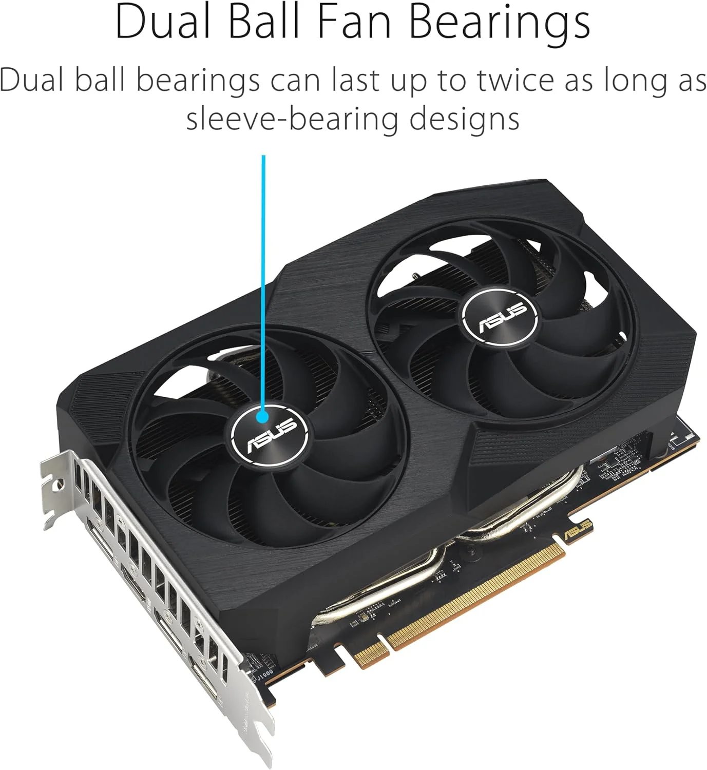 ASUS Dual Radeon RX 7600 OC Edition 8GB GDDR6 Graphics Card gallery thumbnail