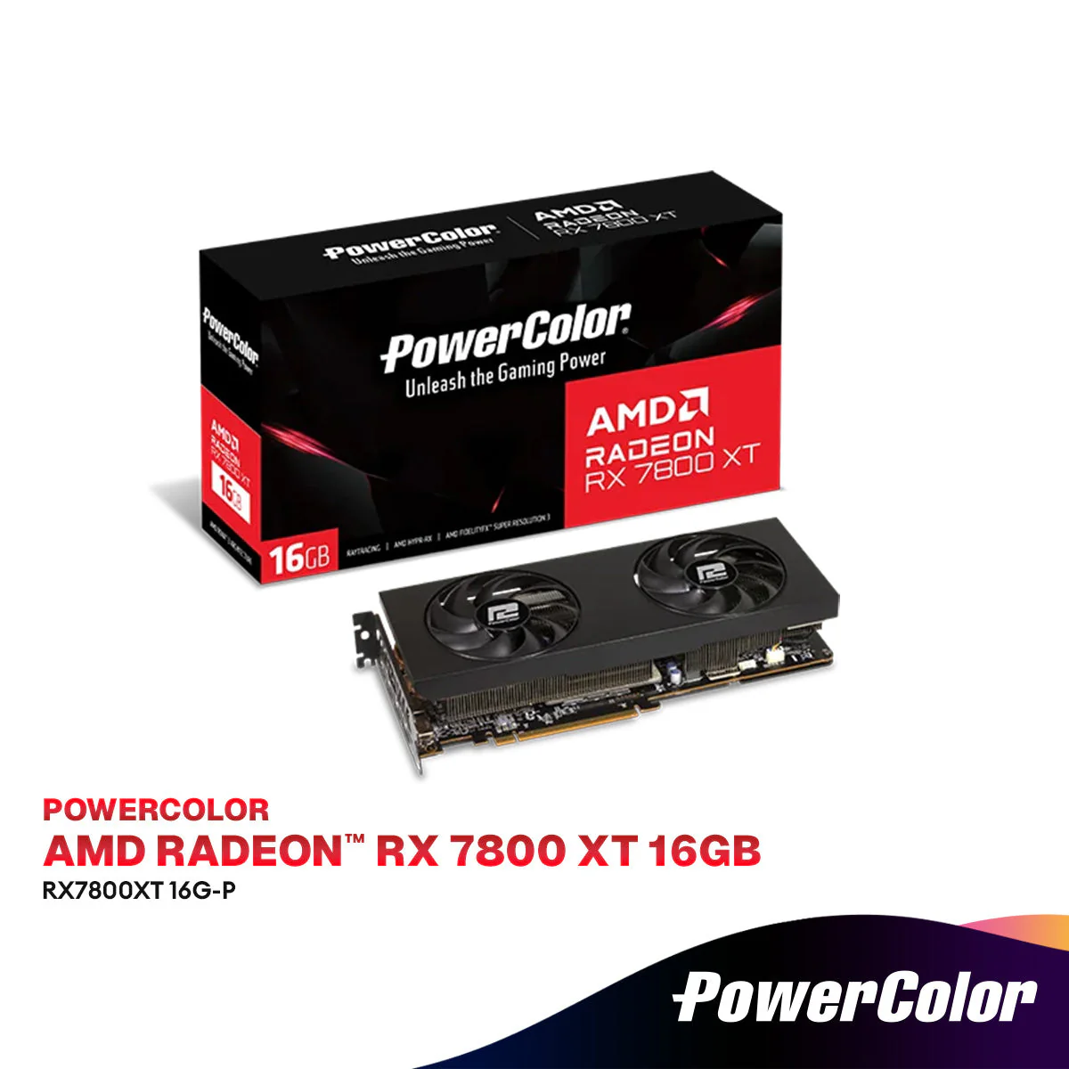 PowerColor Radeon RX 7800 XT 16GB GDDR6 Graphics Card product image