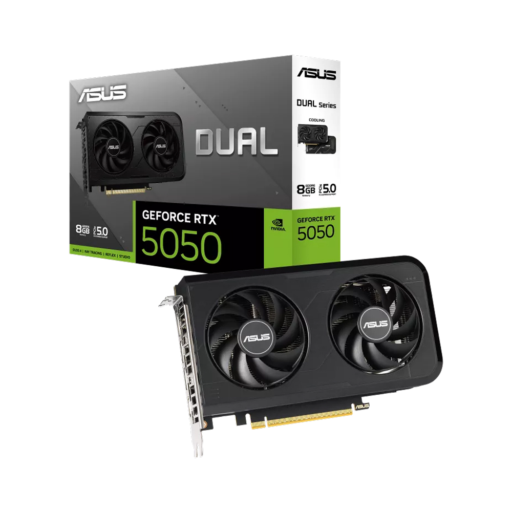 ASUS Dual GeForce RTX 5050 8GB GDDR6 Graphics Card product image