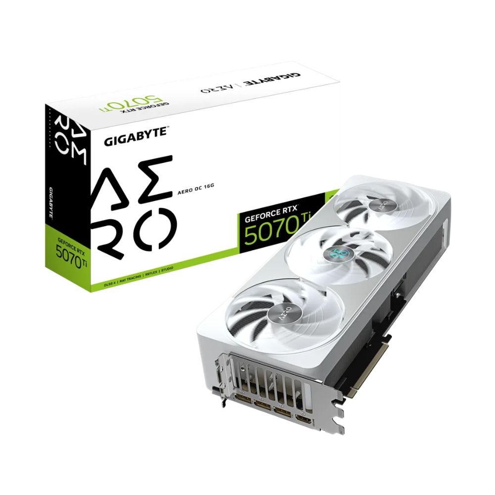 Gigabyte GeForce RTX 5070 Ti AERO OC 16GB GDDR7 Graphics Card product image
