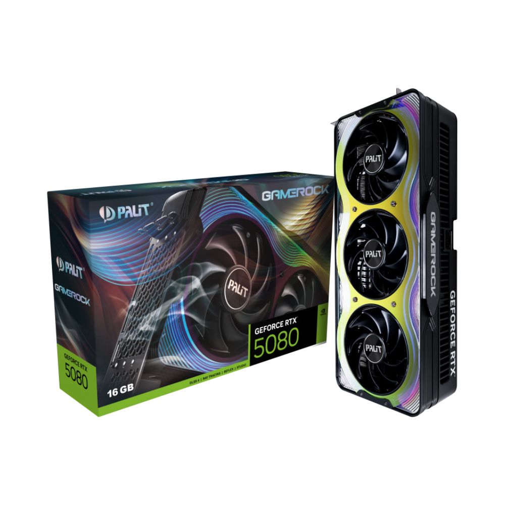 Palit GeForce RTX 5080 GameRock 16GB GDDR7 Graphics Card product image
