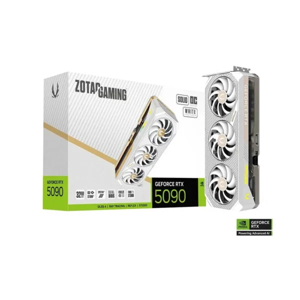 ZOTAC GAMING GeForce RTX 5090 SOLID OC 32GB GDDR7 Graphics Card gallery thumbnail