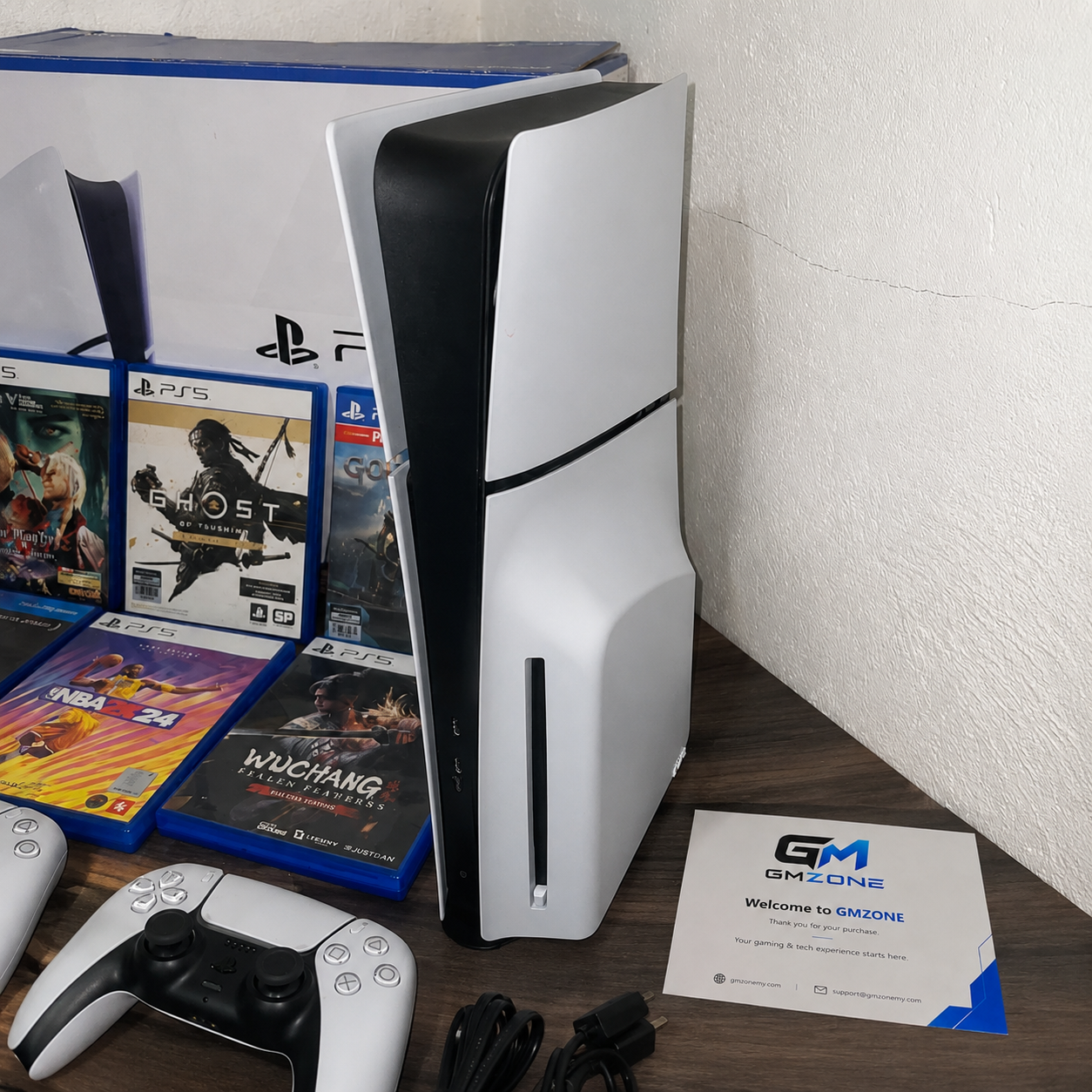 PS5 Slim Disc 1TB Hot Bundle Deal - Pre-Owned gallery thumbnail