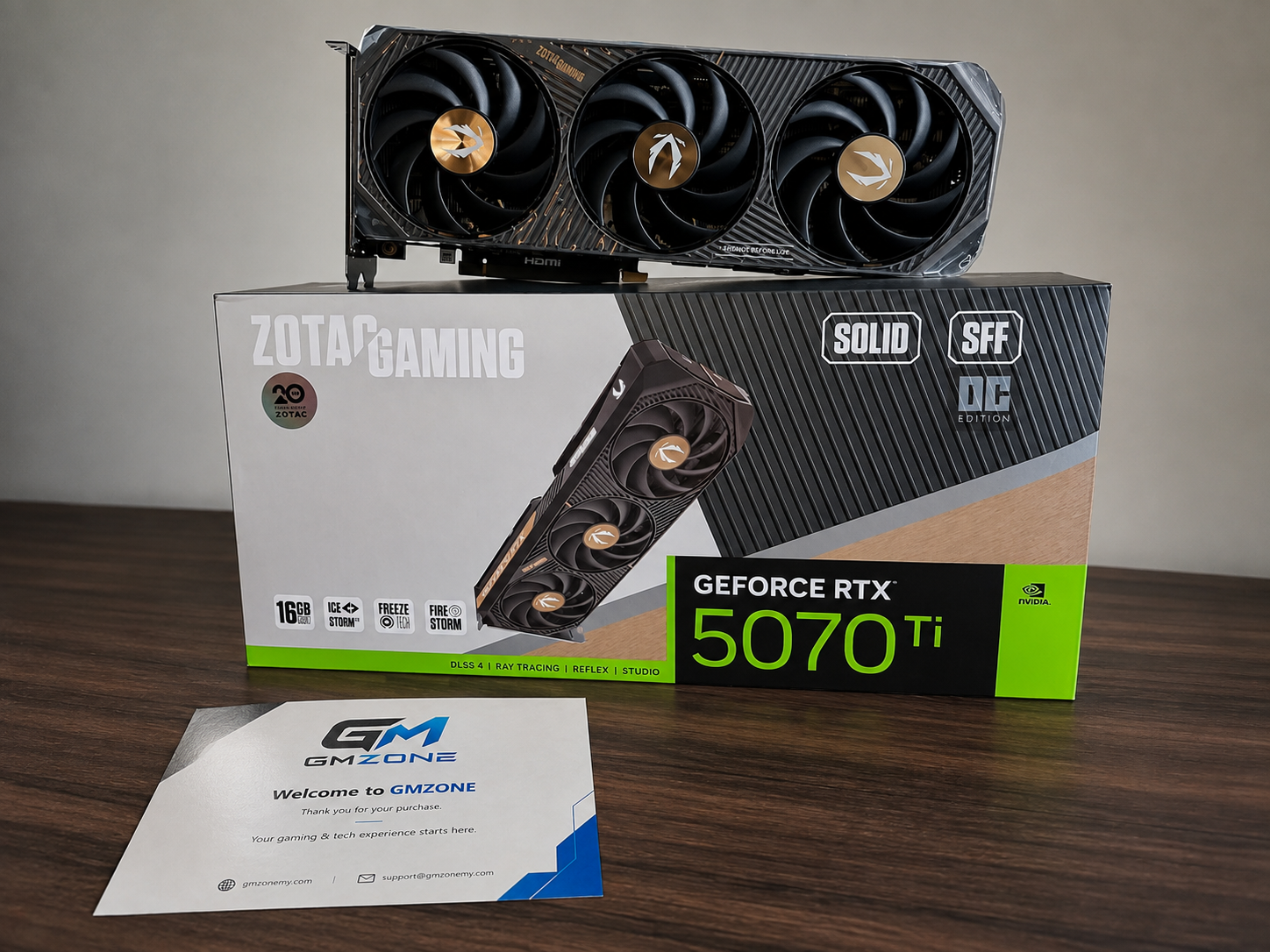 ZOTAC GAMING GeForce RTX 5070 Ti SOLID SFF OC 16GB GDDR7 – Pre-Owned gallery thumbnail