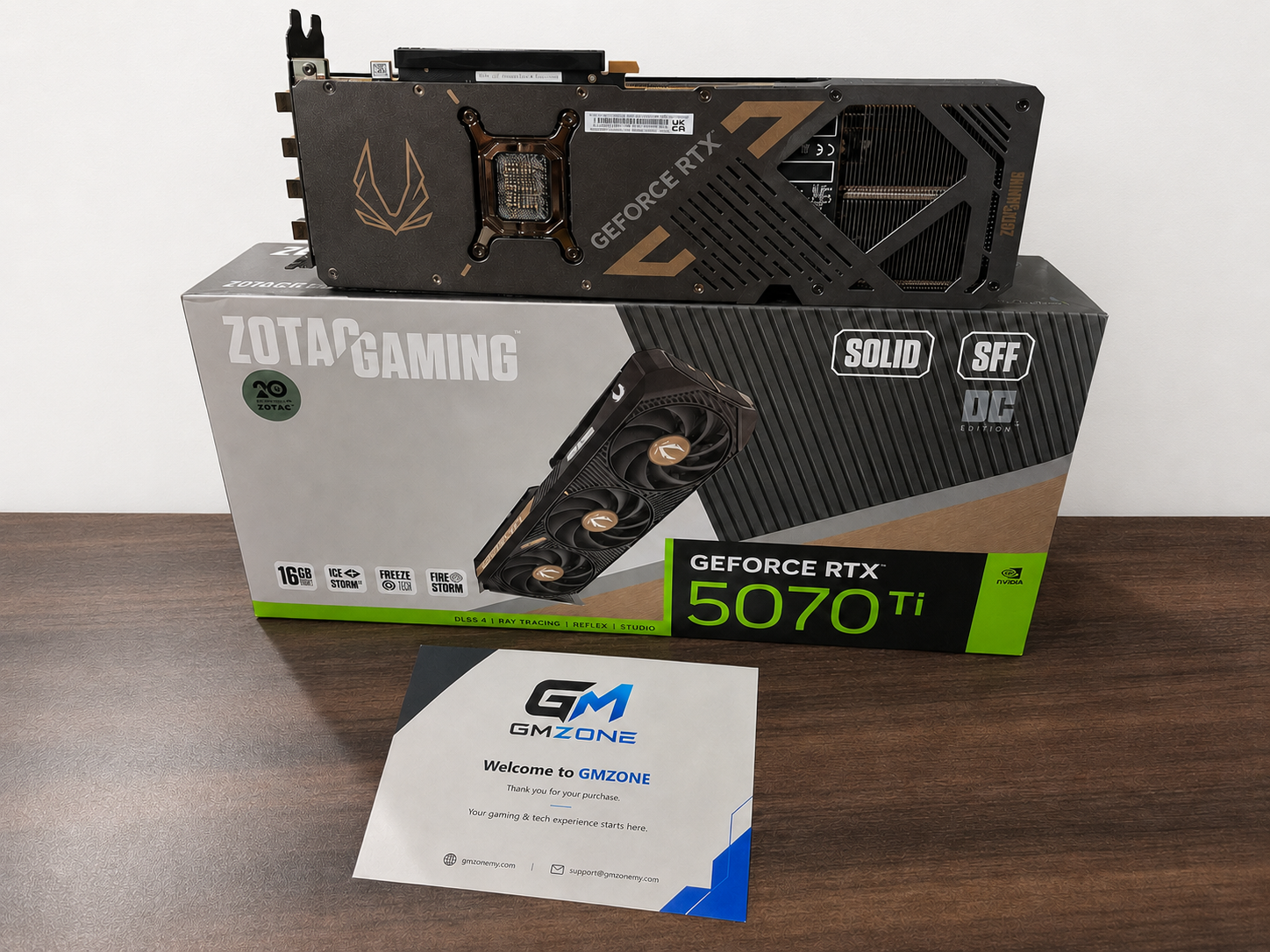 ZOTAC GAMING GeForce RTX 5070 Ti SOLID SFF OC 16GB GDDR7 – Pre-Owned gallery thumbnail