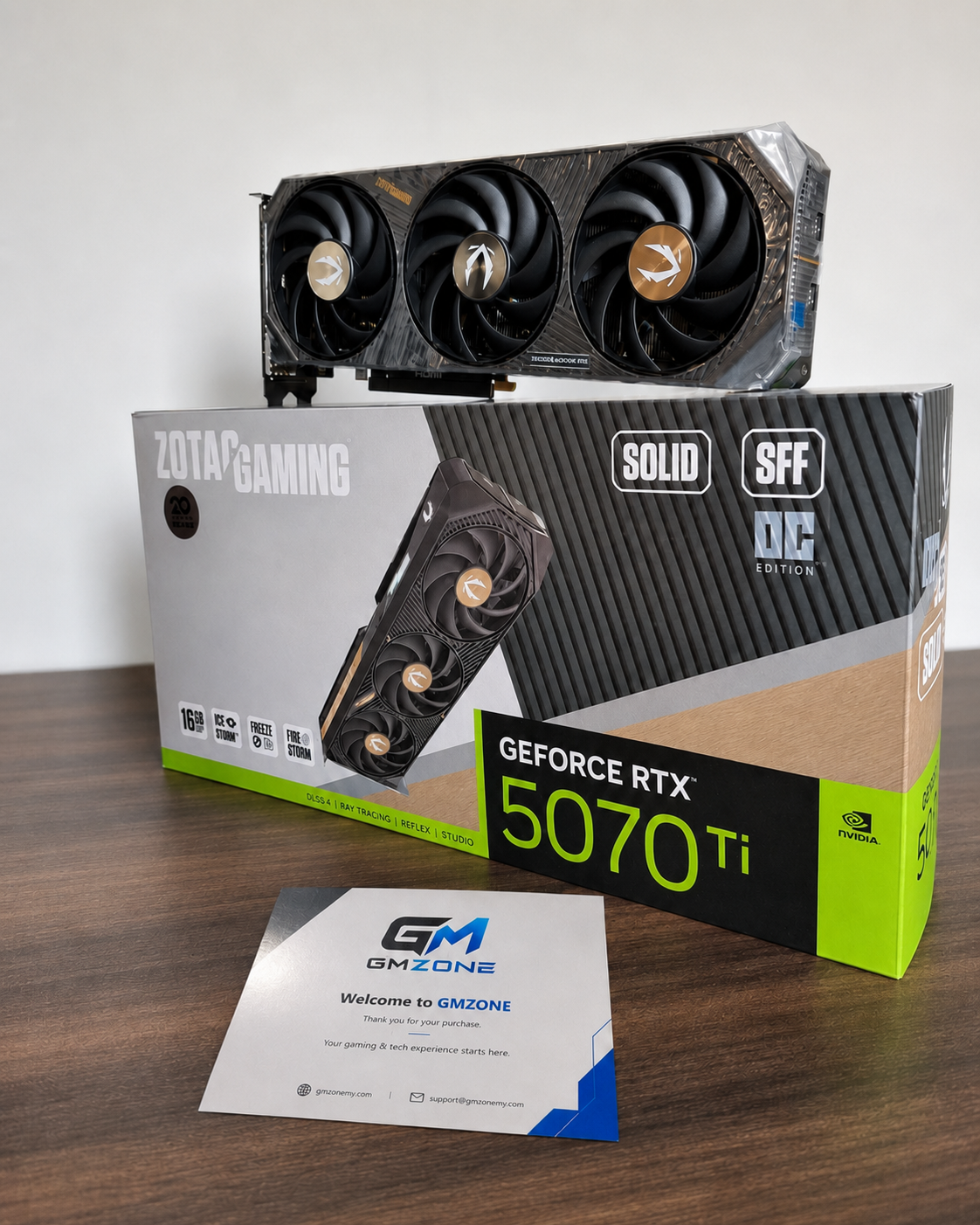 ZOTAC GAMING GeForce RTX 5070 Ti SOLID SFF OC 16GB GDDR7 – Pre-Owned product image